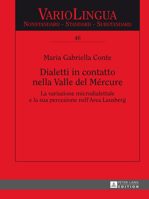 cover image of Dialetti in contatto nella Valle del Mércure